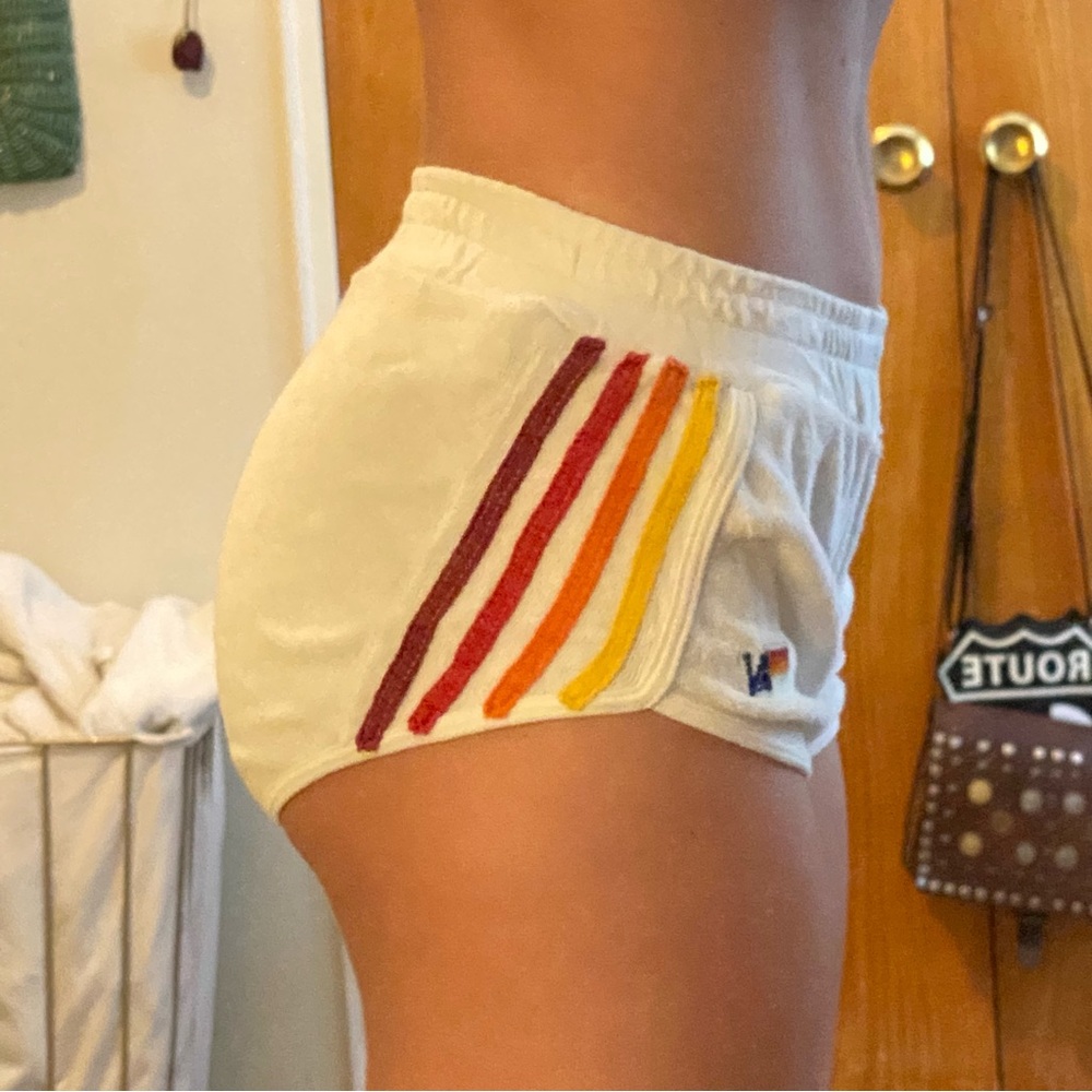 Aviator Nation Terry Shorts White XS
